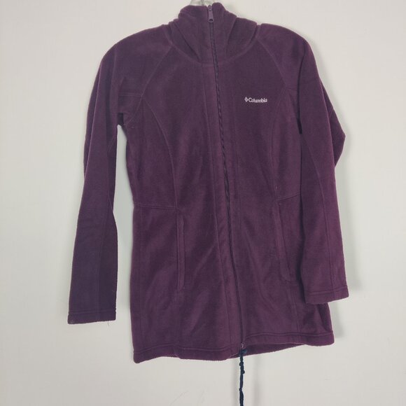 Columbia Women's Fleece Windbreaker Jacket Sweatshirt Size XS Spring Fall - Picture 1 of 8